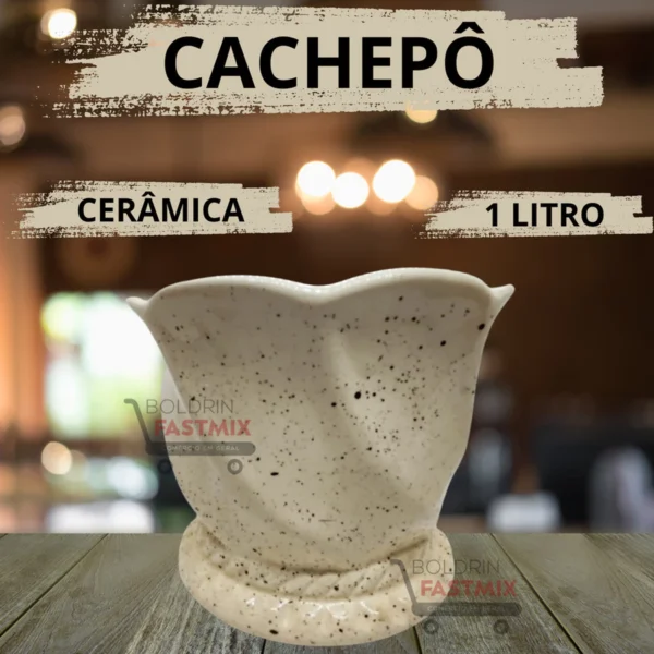 Cachepot Vaso Cerâmica Médio - Imagem 6