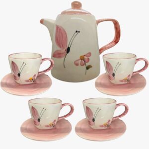 Kit de Cháleira com Xícaras - Cerâmica Boldrin (2)