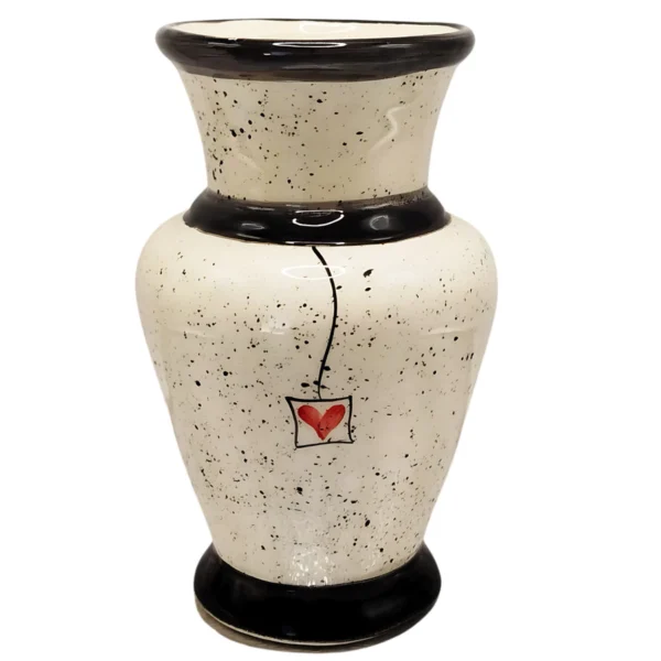 Vaso de Elegância pintado à mão de Cerâmica - Imagem 6