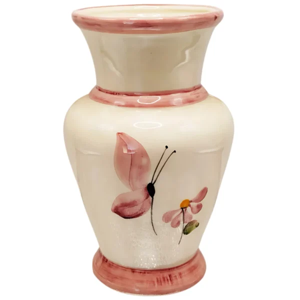 Vaso de Ceramica pintado a mão - Cerâmica Boldrin