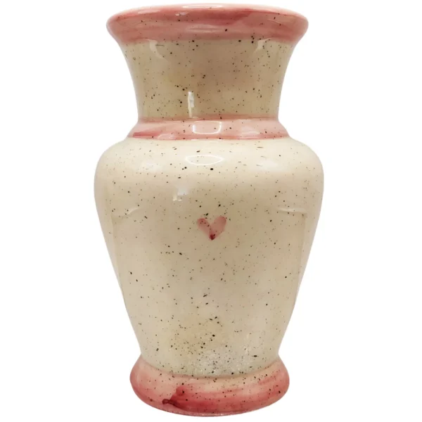 Vaso de Ceramica pintado a mão - Cerâmica Boldrin