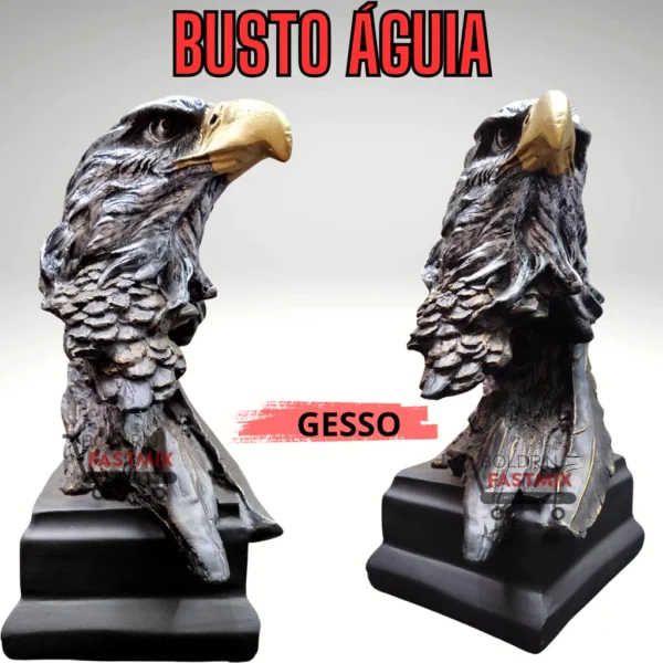 Águia Estátua Decoração Rack Estante Mesa Escritório - Imagem 3