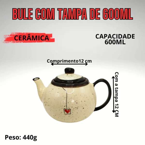 Conjunto de Chá Bule Caneca Xícaras para Café Chaleira Chá Decorado Presente Jogo de xicaras - Imagem 6