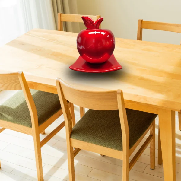 Fruta Cerâmica Maça Decorativa Cozinha Estilo Sofisticado - Imagem 5