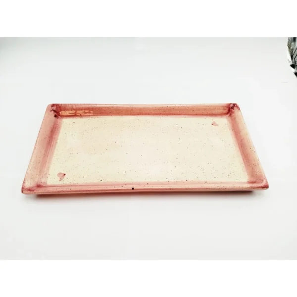 Linda Bandeja de Louça em Cerâmica 29cm Pintado a Mão diversos modelos - Imagem 3