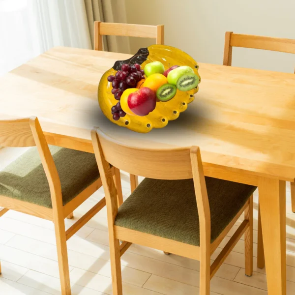Banana Fruteira em Cerâmica Cozinha Frutas Decoração - Imagem 3