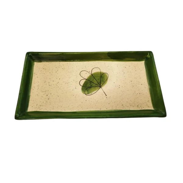 Linda Bandeja de Louça em Cerâmica 29cm Pintado a Mão diversos modelos - Imagem 4