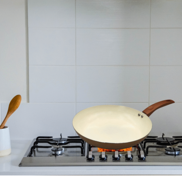 Frigideira Com Revestimento Cerâmica Vermelha 24 Cm Sofisticação - Imagem 7