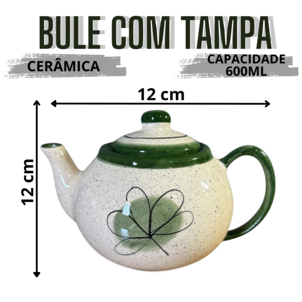 Kit Café Com Bule Açucareiro e 2 Xicaras Com Pires Jogos de Chá - Imagem 2