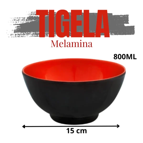Kit 4 Cumbucas Tigelas Melamina 15Cm 800ml Versátil Estilo que Combina com Tudo - Imagem 6