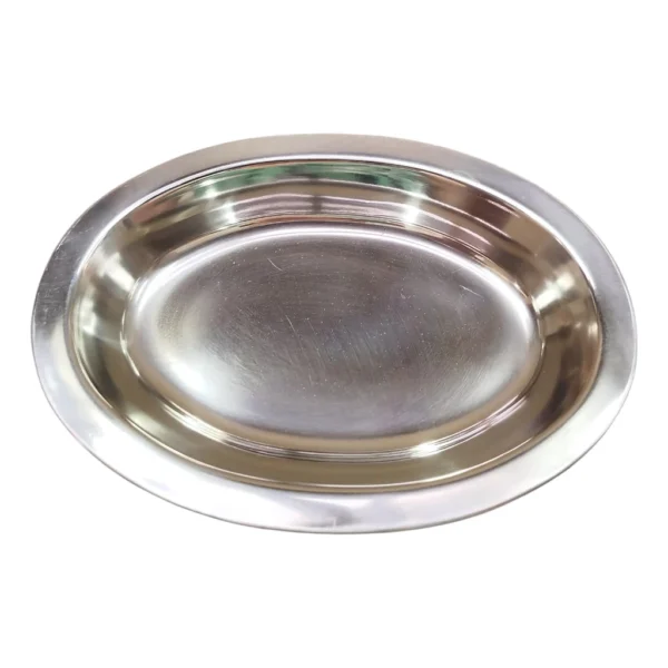 Kit 3 Travessa Oval Inox e Pegador Travessa Para Servir Perfeito para quem busca praticidade - Imagem 6