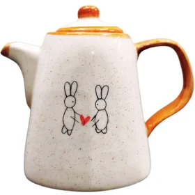 Chaleira Coelho Coração Apaixonado Grande Coelho da Páscoa