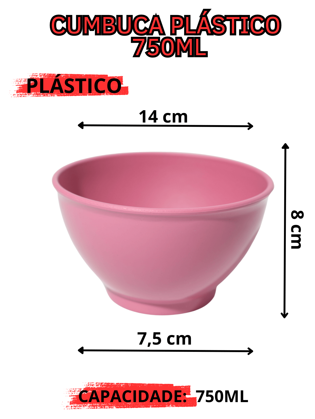 Kit com 10 Cumbucas 750ml para Sopas e Caldos Pote Bowl Tigela Vasilha - Imagem 8