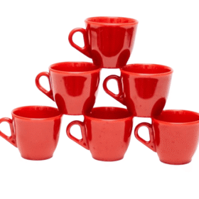 Kit 50 Xícaras para café de 60ml em acrílico Xícara Candy Plástico