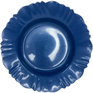 Kit 20 Pratos com borda Redondo de plastico fundo churrasco refeição