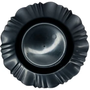 Jogo de 20 Pratos Redondos com borda de plastico fundo