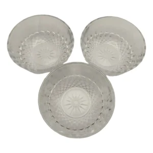 Conjunto Sobremesa Bowl 3 Peças em vidro Ideais Para Servir