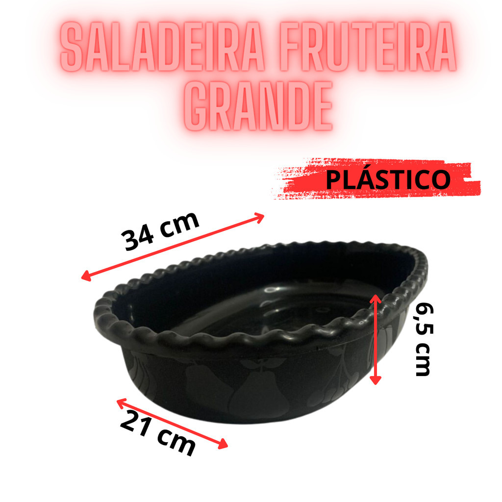 Kit 15 Saladeiras Fruteiras Grande Sofisticação Praticidade - Imagem 5