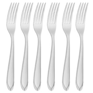 Kit com 6 Garfos de jantar de Mesa feitos em Inox ideal para festas Restaurante Buffet Talheres