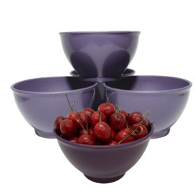 Kit 100 Cumbucas 750 Ml Plástico Açaí Sorvete Doce Salgado Resistentes