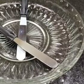 Kit Com 2 Espátulas Em Aço Inox Para Confeitaria Qualidade