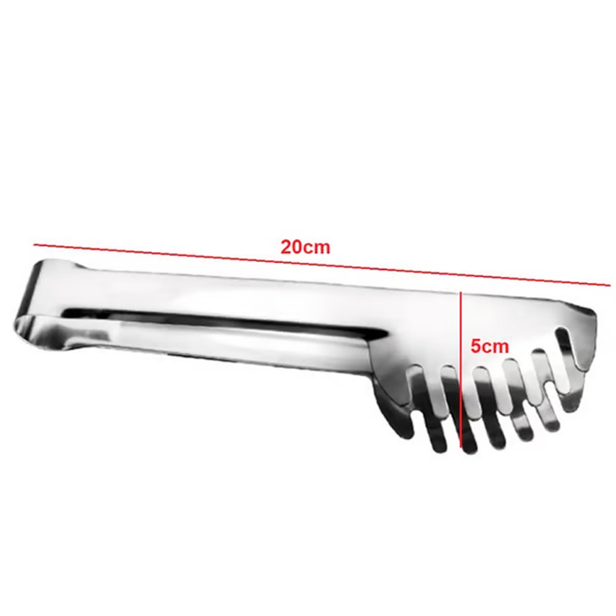 Pegador Multiuso Universal Cozinha Carne Massa Macarrão Salada Metal 20cm - Imagem 2