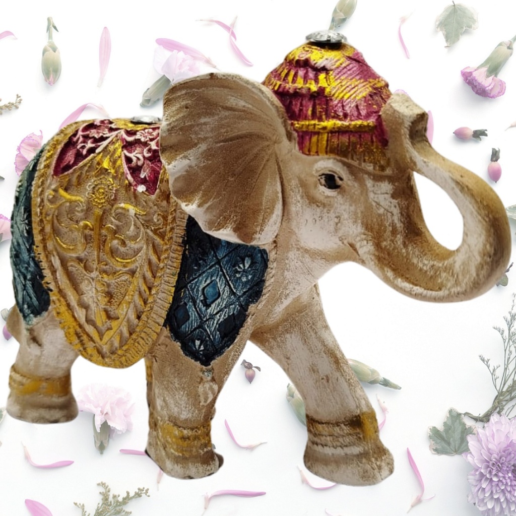 Elefante Indiano da Sorte Enfeite Decorativo - Imagem 5