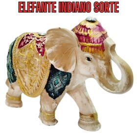 Enfeite Decorativo Elefante da Sorte Modelo Estrelinha Elefante Indiano