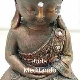 Estatueta Buda Hindu Tailandês Tibetano Meditando 27cm
