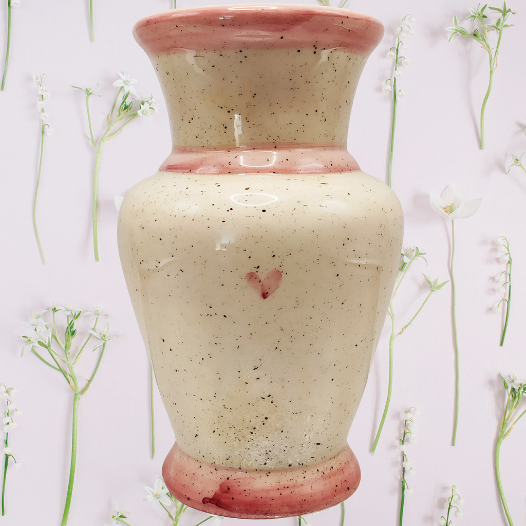 Arte e Sofisticação Vaso em Cerâmica Pintado à Mão - Imagem 5