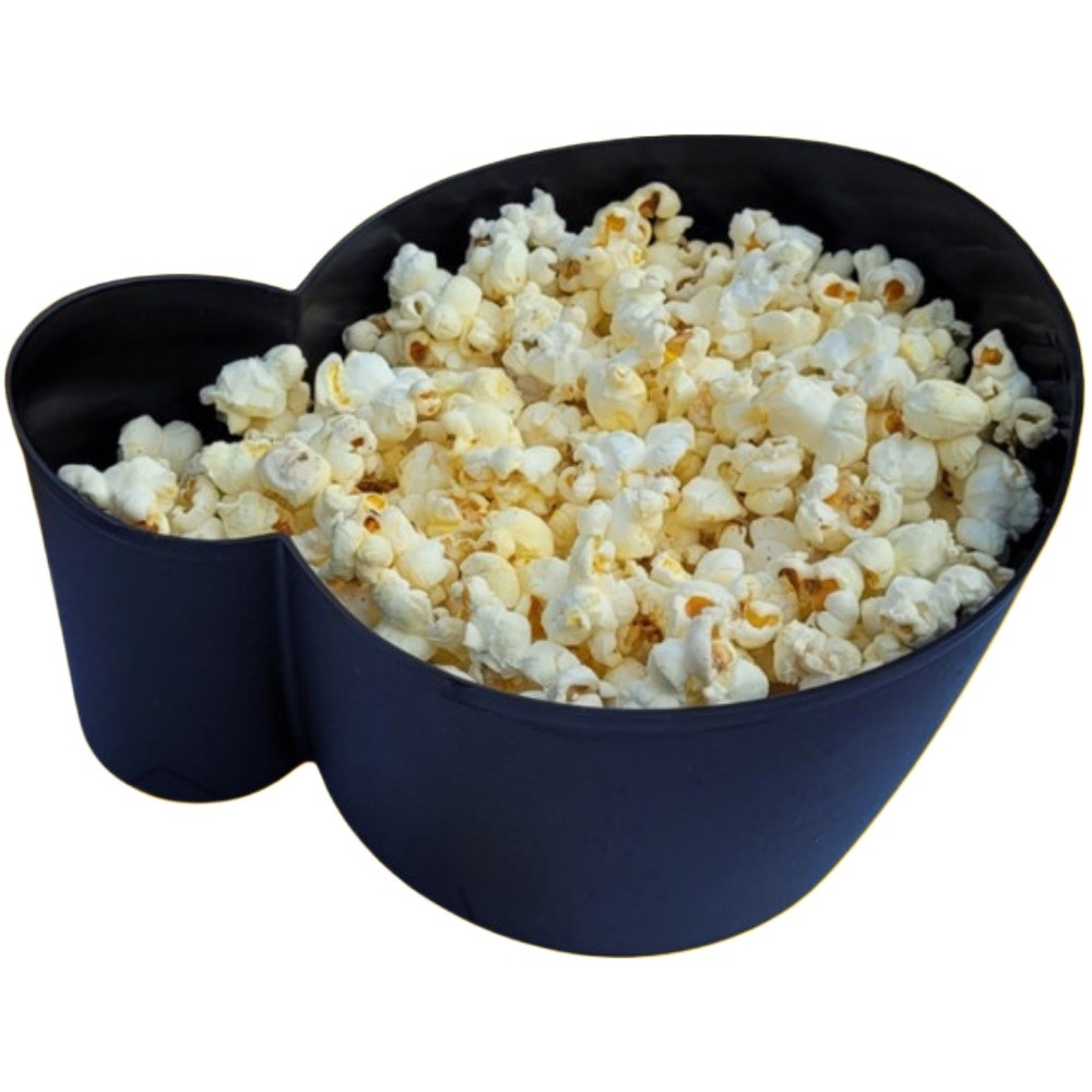 Kit com 50 Baldes de pipoca plástico com suporte para Copos Twister - Imagem 2