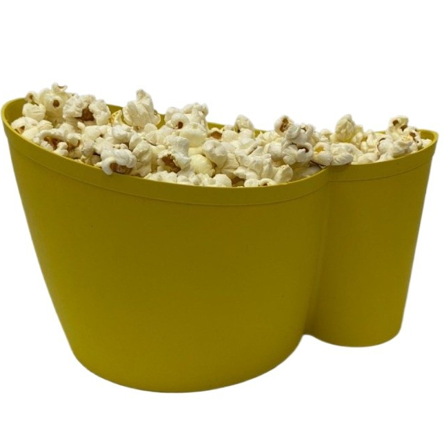 Kit com 50 Baldes de pipoca plástico com suporte para Copos Twister - Imagem 4