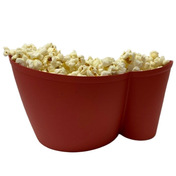 Kit com 50 Baldes de pipoca plástico com suporte para Copos Twister - Imagem 5