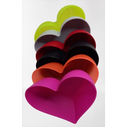 kit 6 Bowl Cumbuca Petisqueira Tigela Formato Coração 300 ml - Imagem 5