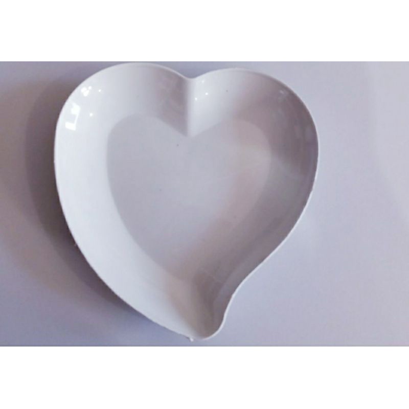 Lindo Kit 5 peças Prato Sobremesa Pires Coração - Imagem 4