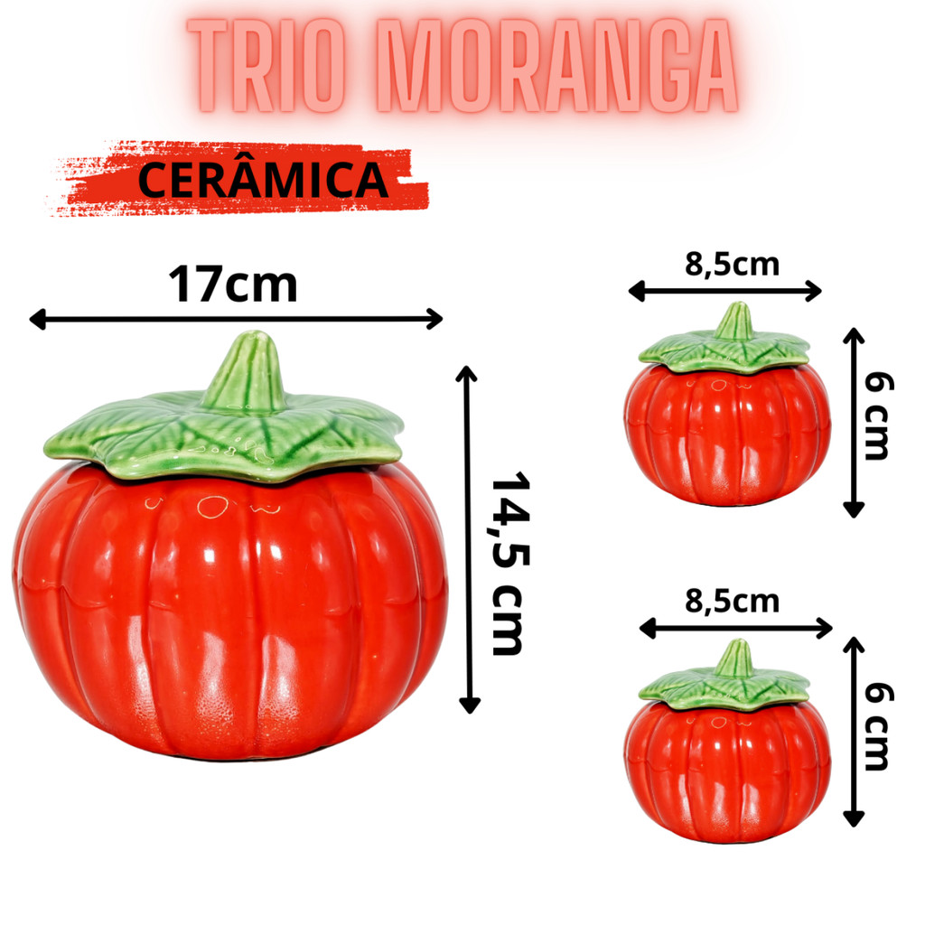 Trio de Morangas Aboboras Moranguinha Amarelo ou Vermelho Finger Food Mesa Posta Decoração - Imagem 4