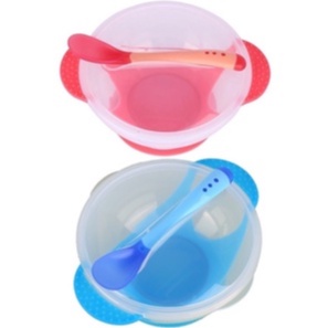 Pratinho com ventosa para bebês Tigela Infantil com Sensor de Temperatura - Imagem 3