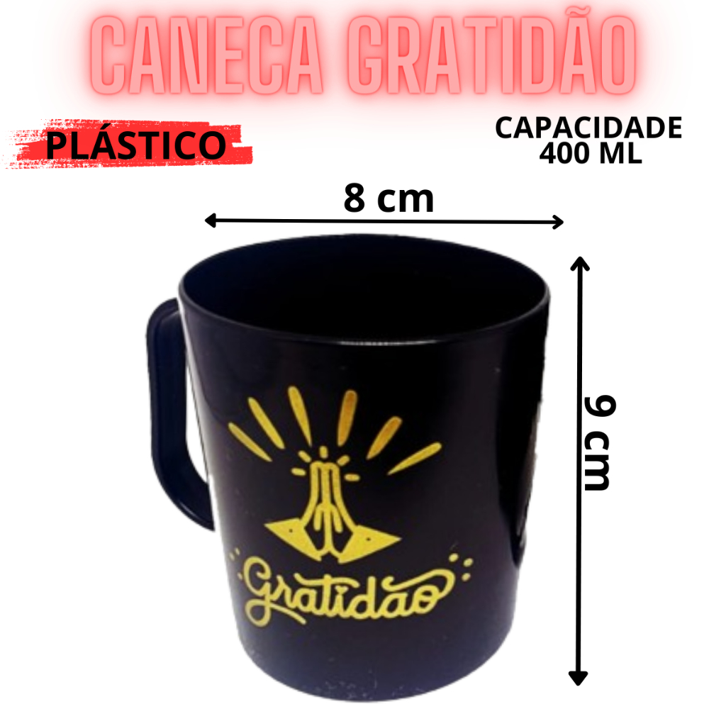 Kit c/ 20 ou 30 canecas fé personlizadas decoração festas igreja - Imagem 2