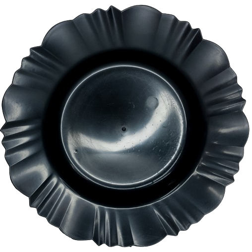 Conjunto 20 Pratos Redondo Pétala Refeição Plástico Coloridos - Imagem 3