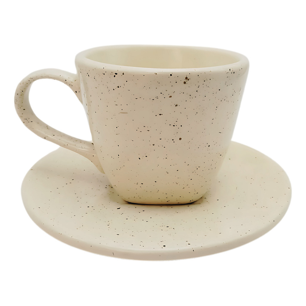 Xícaras De Chá 2 Un Com Pires 200ml E Açucareiro Chapiscado - Imagem 5