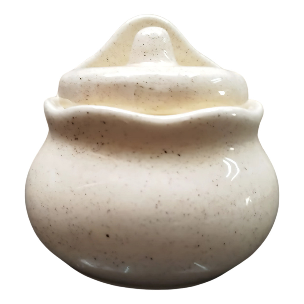 Saleiro De Parede Em Cerâmica Artesanal Chapiscado 400g - Imagem 3