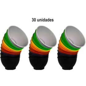 Kit com 30 Cumbucas de 750ml Ideal para Sopas Caldos e Porções