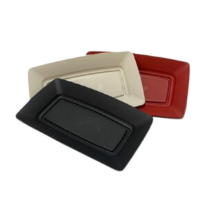 Kit Com 30 Pratos Bandejas Petisqueiras sortidas para Pastel Espeto Porções Restaurates Lanchonetes