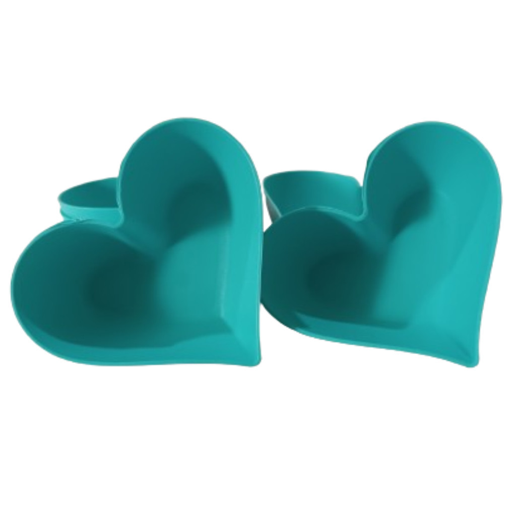 Kit 10 Cumbucas Petisqueira Coração 300ML Plástico Amor Namorados Corações Aniversário Comemoração - Imagem 5